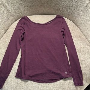 Apana Purple Workout Top